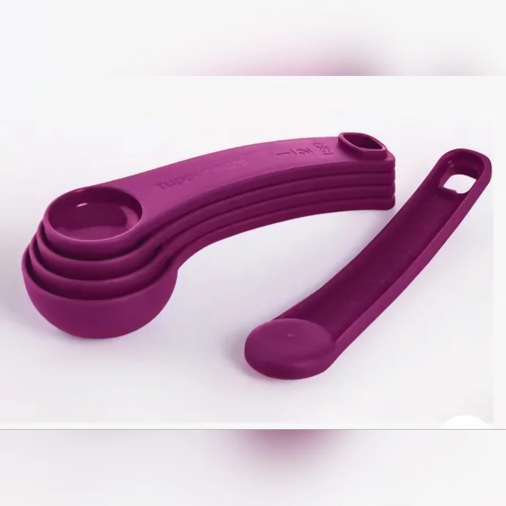 Tupperware Purple and Pink Kitchen Tool Set with Serving Bowl